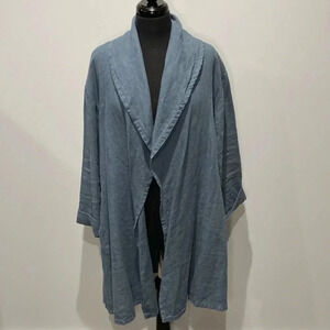 Bryn Walker | Long Sleeve Linen Duster  / Coat